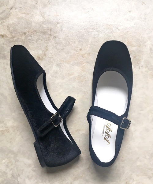 AAA+（サンエープラス）の「スクエアトゥメリージェーンカンフーシューズ（バレエシューズ・レディース・ブラック/ブラック系その他/ブラック系その他2/ブラック系その他3/ブラック系その他4・35/36/37/38/39/40）」の4枚目の写真