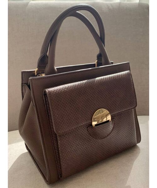 RESEXXY（リゼクシー）の「リングポイントハンドバッグ（ハンドバッグ・レディース・ブラック/ベージュ/ブラウン・FREE）」の2枚目の写真