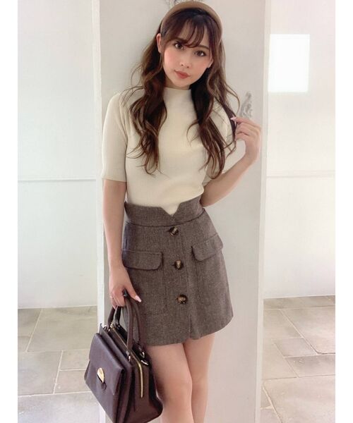 RESEXXY（リゼクシー）の「リングポイントハンドバッグ（ハンドバッグ・レディース・ブラック/ベージュ/ブラウン・FREE）」の6枚目の写真