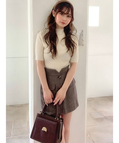 RESEXXY（リゼクシー）の「リングポイントハンドバッグ（ハンドバッグ・レディース・ブラック/ベージュ/ブラウン・FREE）」の8枚目の写真