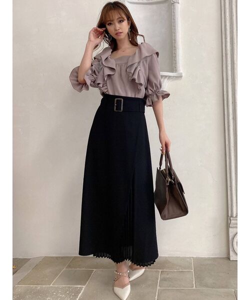 RESEXXY（リゼクシー）の「リングポイントハンドバッグ（ハンドバッグ・レディース・ブラック/ベージュ/ブラウン・FREE）」の9枚目の写真