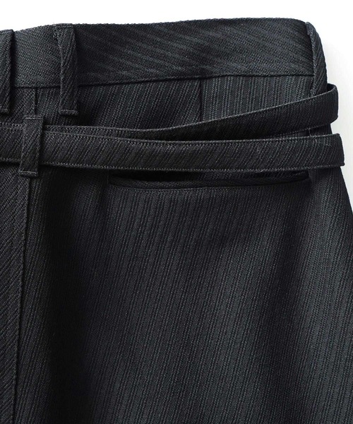 SHAREEF（シャリーフ）の「DOUBLE BELT PANTS（その他パンツ・メンズ・ブラック/ブルー系その他/ホワイト系その他/カーキ・1/2/3）」の13枚目の写真
