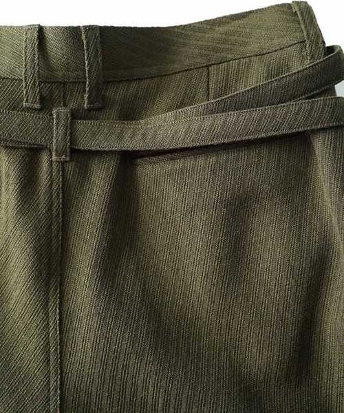 SHAREEF（シャリーフ）の「DOUBLE BELT PANTS（その他パンツ・メンズ・ブラック/ブルー系その他/ホワイト系その他/カーキ・1/2/3）」の18枚目の写真