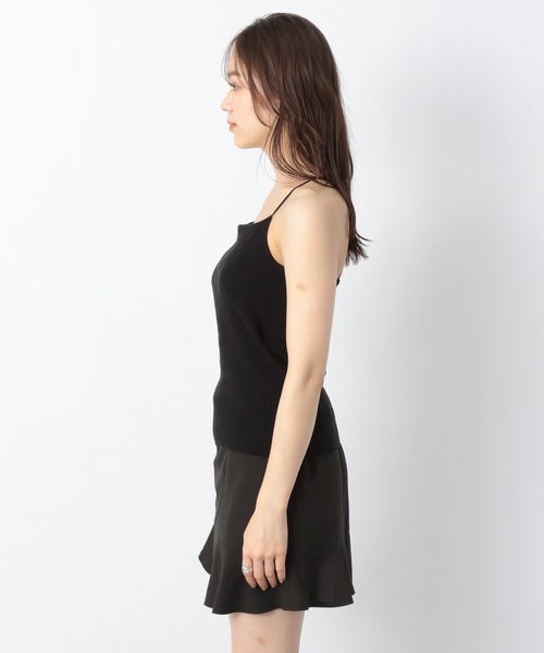 Heather（ヘザー）の「カップツキニットキャミソール_956782（キャミソール・レディース・アイボリー/ブラック/ブルー/ピンク・FREE）」の6枚目の写真