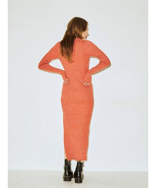 jouetie(ジュエティ)の「スキッパーニットワンピース(ワンピース・レディース・ピンク/パープル/ブラウン・MEDIUM)」の22枚目の写真