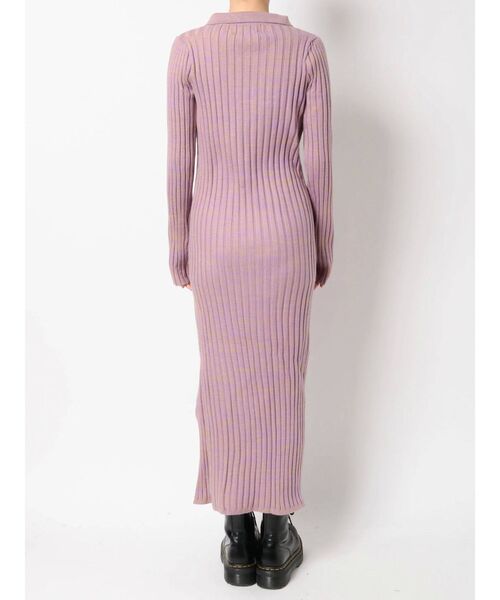 jouetie(ジュエティ)の「スキッパーニットワンピース(ワンピース・レディース・ピンク/パープル/ブラウン・MEDIUM)」の9枚目の写真