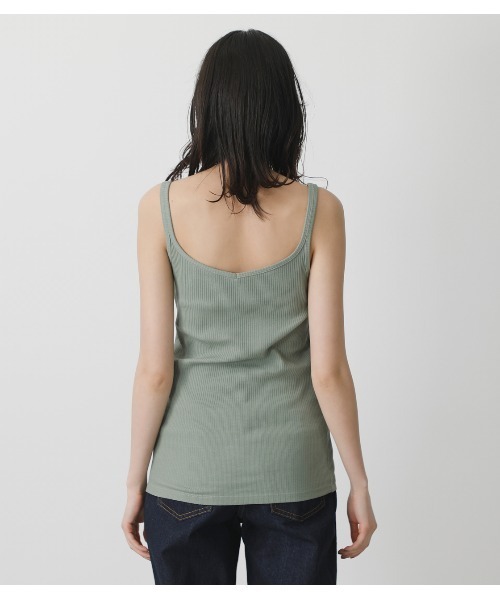 AZUL by moussy（アズールバイマウジー）の「BASIC 2WAY CAMISOLE/ベーシック2WAYキャミソール（キャミソール・レディース・ブラック/ライトベージュ/ホワイト/カーキ・MEDIUM/SMALL）」の20枚目の写真