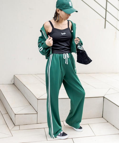 RASVOA(ラスボア)の「【セットアップ着用可】クロップド2ラインパーカー(パーカー・レディース・グレー/グリーン/ブラック・FREE)」の12枚目の写真