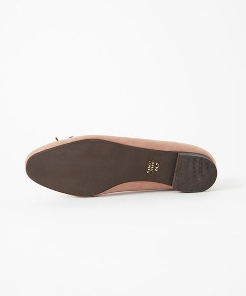 closet story（クローゼットストーリー）の「＜closet story（クローゼットストーリー）＞スクエアトゥ バレエシューズ（バレエシューズ・レディース・レッド/ダークグレー/ベージュ・23cm/23.5cm/24cm/24.5cm）」の6枚目の写真