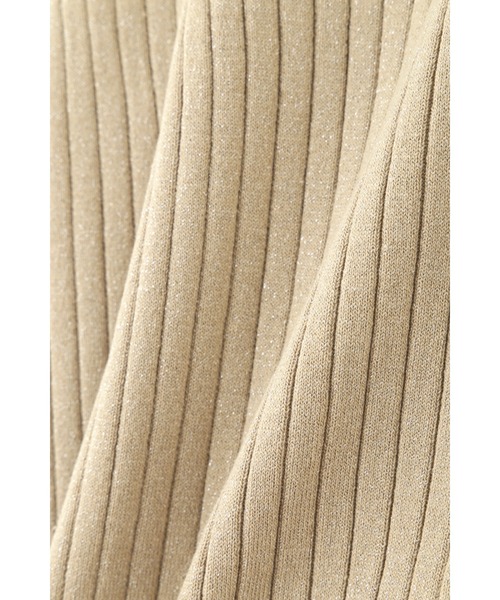 BOSCH（ボッシュ）の「◆ラメミックスワイドリブニットカーデ（Tシャツ/カットソー・レディース・ベージュ/ネイビー/イエロー・38）」の12枚目の写真