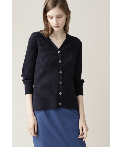 BOSCH（ボッシュ）の「◆ラメミックスワイドリブニットカーデ（Tシャツ/カットソー・レディース・ベージュ/ネイビー/イエロー・38）」の11枚目の写真