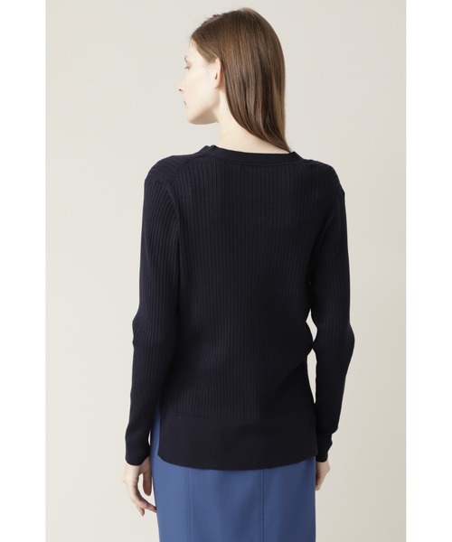 BOSCH（ボッシュ）の「◆ラメミックスワイドリブニットカーデ（Tシャツ/カットソー・レディース・ベージュ/ネイビー/イエロー・38）」の13枚目の写真