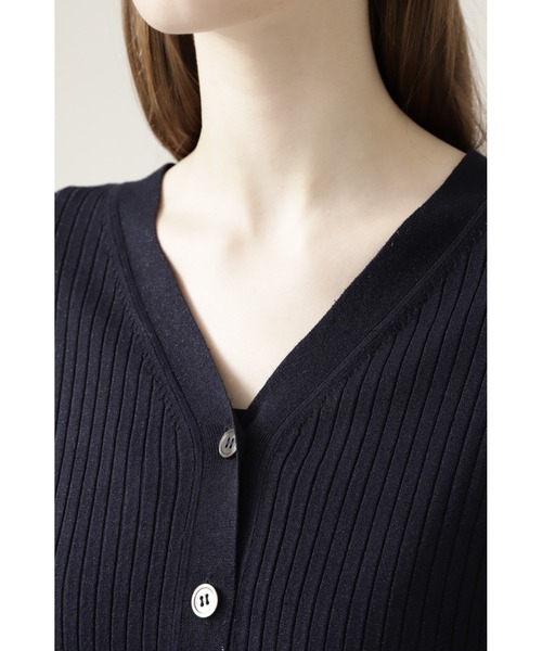 BOSCH（ボッシュ）の「◆ラメミックスワイドリブニットカーデ（Tシャツ/カットソー・レディース・ベージュ/ネイビー/イエロー・38）」の10枚目の写真