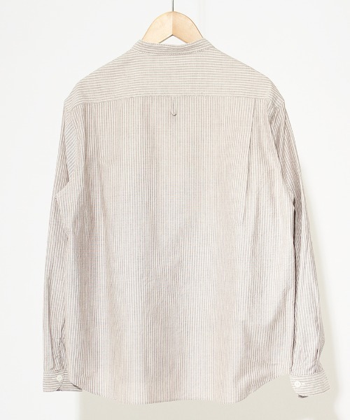 DANTON/ダントン] バンドカラー オックスフォードシャツ（シャツ