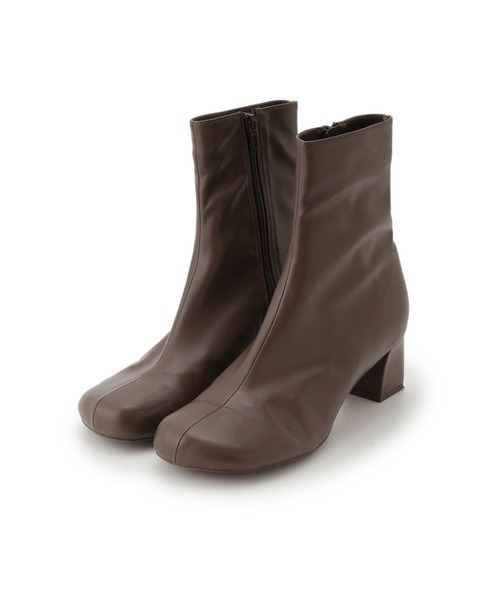 SNIDEL(スナイデル)の「スウェルショートブーツ(ブーツ・レディース・ブラック/モカ/ベージュ・MEDIUM/LARGE/SMALL)」の3枚目の写真