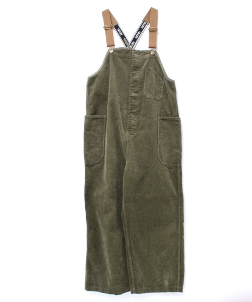 RNA-N（アールエヌエーエヌ）の「O0656 コーデュロイワイドストレートオーバーオール（サロペット/オーバーオール・レディース・オフホワイト/カーキ/ブルーグレー・MEDIUM）」の3枚目の写真