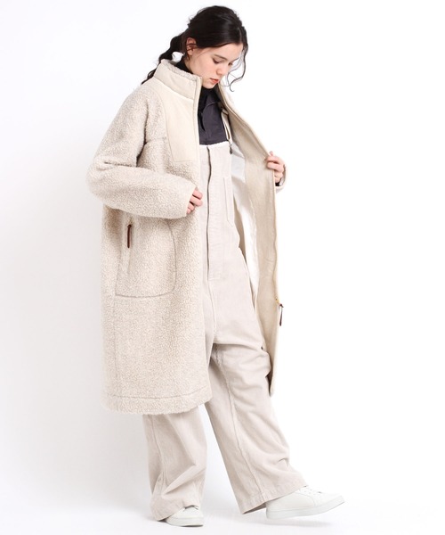 RNA-N（アールエヌエーエヌ）の「O0656 コーデュロイワイドストレートオーバーオール（サロペット/オーバーオール・レディース・オフホワイト/カーキ/ブルーグレー・MEDIUM）」の6枚目の写真