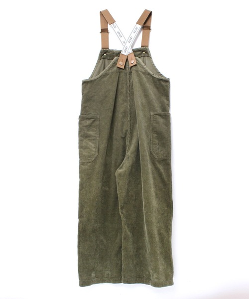 RNA-N（アールエヌエーエヌ）の「O0656 コーデュロイワイドストレートオーバーオール（サロペット/オーバーオール・レディース・オフホワイト/カーキ/ブルーグレー・MEDIUM）」の16枚目の写真