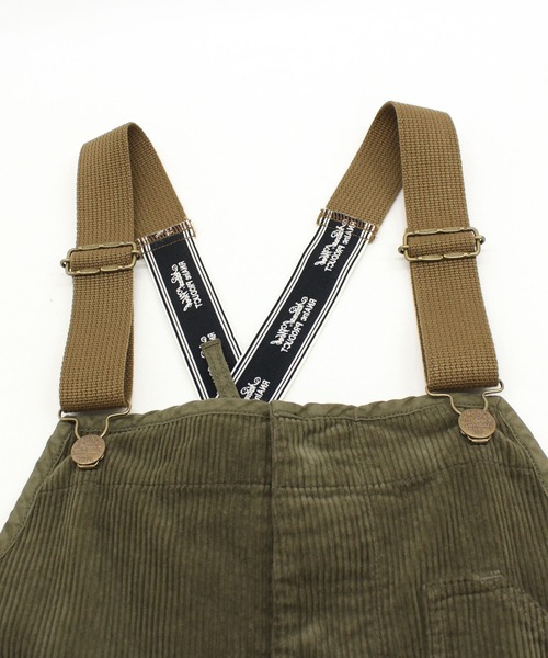 RNA-N（アールエヌエーエヌ）の「O0656 コーデュロイワイドストレートオーバーオール（サロペット/オーバーオール・レディース・オフホワイト/カーキ/ブルーグレー・MEDIUM）」の9枚目の写真