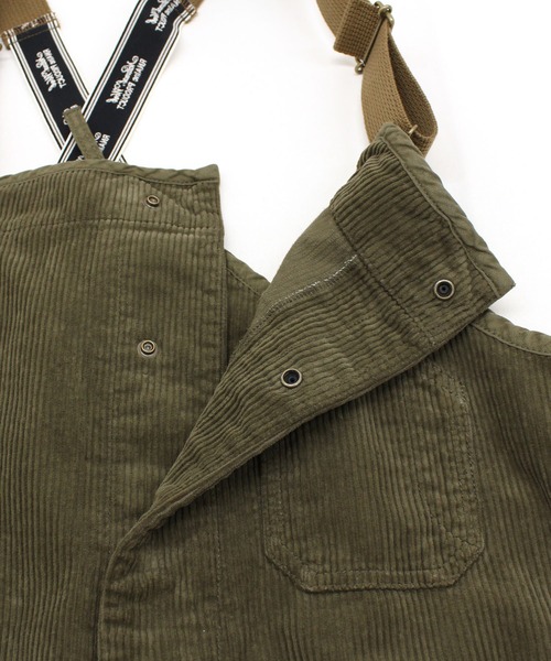 RNA-N（アールエヌエーエヌ）の「O0656 コーデュロイワイドストレートオーバーオール（サロペット/オーバーオール・レディース・オフホワイト/カーキ/ブルーグレー・MEDIUM）」の17枚目の写真