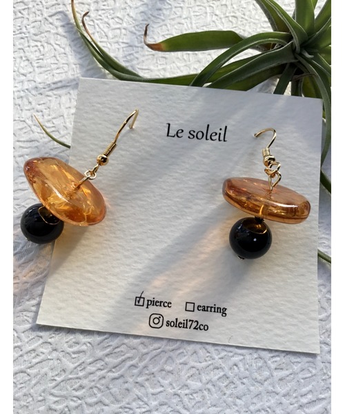 tone(トーン)の「【Le soleil】鮮やか ベネチアンビーズピアス(MA)(ピアス(両耳用)・レディース・その他・FREE)」の4枚目の写真