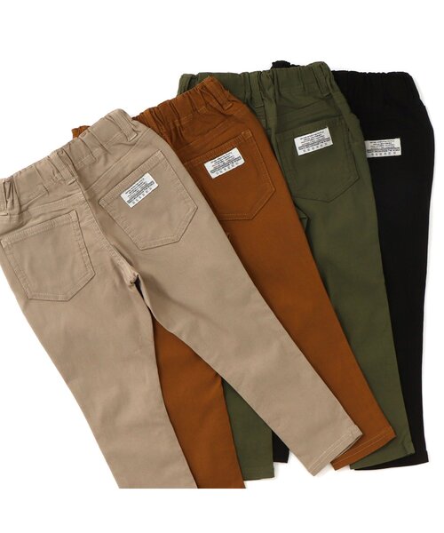 BREEZE（ブリーズ）の「/もっとスキニーパンツ 10分丈_ストレッチ（その他パンツ・キッズ・ベージュ/ブラック/カーキ/マスタード・100/110/150/130/140/90/80/120）」の21枚目の写真