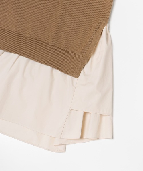 SENSE OF PLACE by URBAN RESEARCH（センスオブプレイスバイアーバンリサーチ）の「ブラウスドッキングセーター（ニット/セーター・レディース・ブラック/アイボリー/キャメル・ONE）」の19枚目の写真