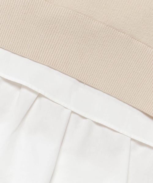 SENSE OF PLACE by URBAN RESEARCH（センスオブプレイスバイアーバンリサーチ）の「ブラウスドッキングセーター（ニット/セーター・レディース・ブラック/アイボリー/キャメル・ONE）」の22枚目の写真