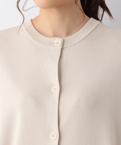 GLOBAL WORK（グローバルワーク）の「洗えるリラックスクルーカーディガン/957964（カーディガン/ボレロ・レディース・ブラック/ダークグリーン/アイボリー/ホワイト系その他/イエロー系その他・MEDIUM/LARGE）」の18枚目の写真