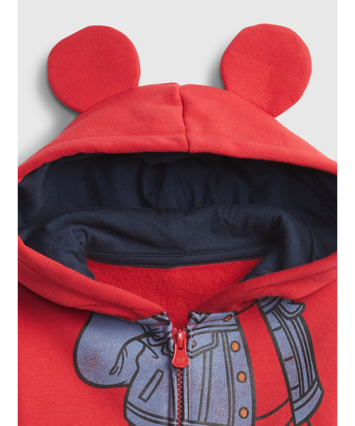 GAP（ギャップ）の「babyGap ディズニー ミニーマウス グラフィックパーカー（パーカー・キッズ・レッド系その他・2 YRS/3 YRS/4 YRS/18-24M/5 YRS/12-18M）」の4枚目の写真