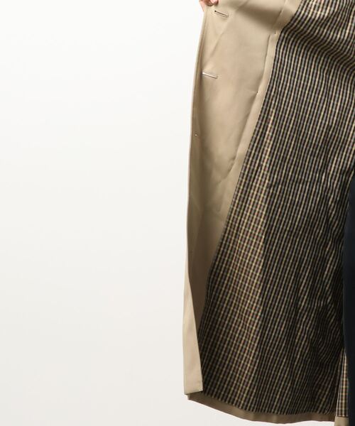 beautiful people(ビューティフルピープル)の「Beautiful People ultimate pima twill maxilong trench coat 1125103411(トレンチコート・レディース・ベージュ・MEDIUM)」の9枚目の写真