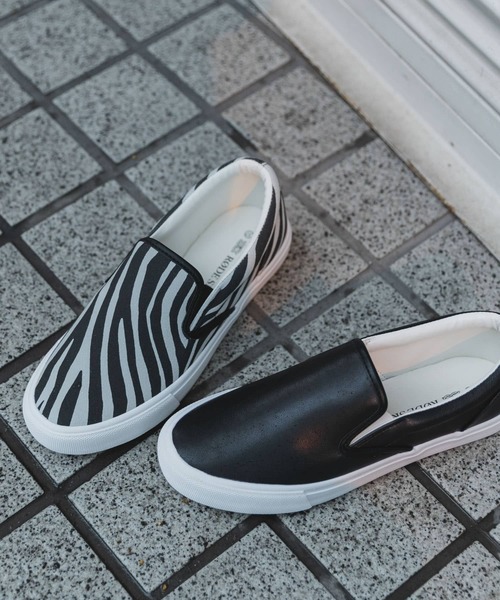 RODE SKO（ロデスコ）の「晴雨兼用スリッポン（スリッポン・レディース・ブラック/アニマル・38/36/37）」の22枚目の写真