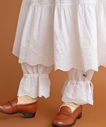 Malle | malle　リネン/コットン　カットワーク刺繍ペチパンツ(その他パンツ)
