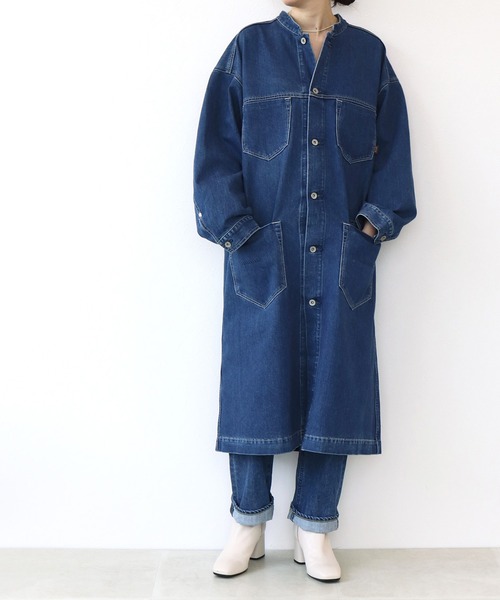 LONG OVERSIZE JACKET | 日本発こだわりを極めた デニムブランド