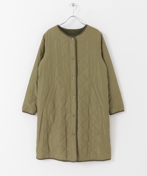 URBAN RESEARCH Sonny Label（アーバンリサーチサニーレーベル）の「リバーシブルボアキルティングコート（その他アウター・レディース・チャコールグレー/ブラック/カーキ/アイボリー・FREE）」の11枚目の写真