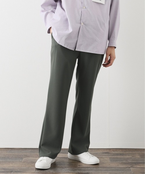 417 EDIFICE（フォーワンセブンエディフィス）の「【BIG SHIRTS / ビックシャツ】アクションスラックス（スラックス・メンズ・ブラック/ブラウン/ベージュ/カーキ・MEDIUM/LARGE）」の4枚目の写真