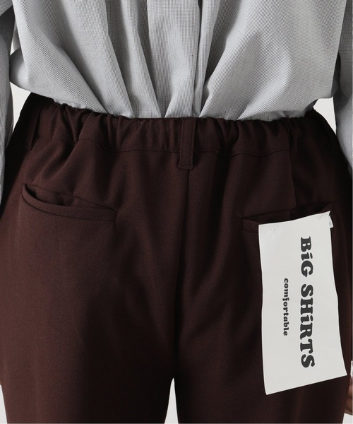 417 EDIFICE（フォーワンセブンエディフィス）の「【BIG SHIRTS / ビックシャツ】アクションスラックス（スラックス・メンズ・ブラック/ブラウン/ベージュ/カーキ・MEDIUM/LARGE）」の7枚目の写真