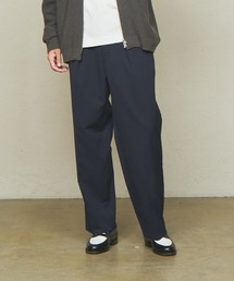 So_lemn | 【so_lemn/ソレム】ウールギャバジンワイドスラックスパンツ(スラックス)