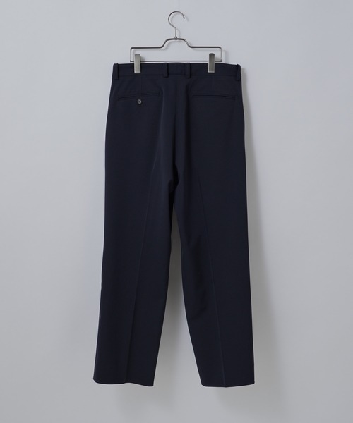 So_lemn（ソレム）の「【so_lemn/ソレム】ウールギャバジンワイドスラックスパンツ（スラックス・メンズ・ブラウン/ネイビー・1/2）」の22枚目の写真