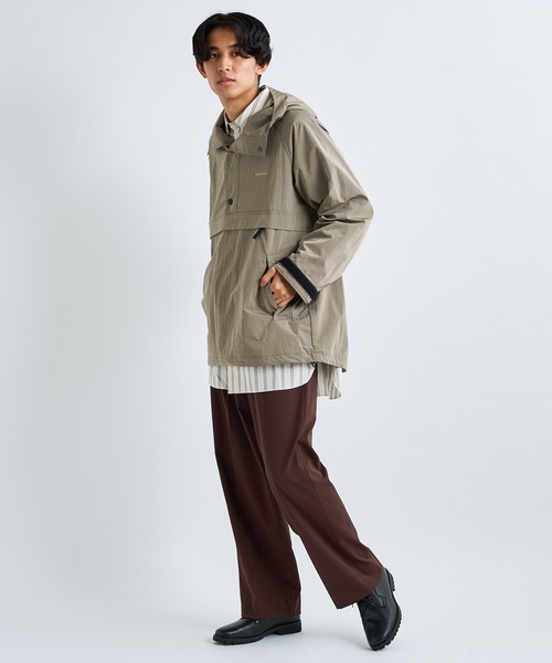 So_lemn（ソレム）の「【so_lemn/ソレム】ウールギャバジンワイドスラックスパンツ（スラックス・メンズ・ブラウン/ネイビー・1/2）」の5枚目の写真