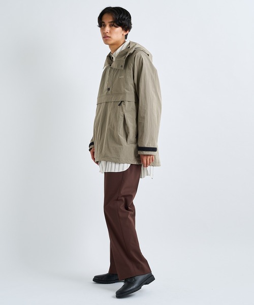 So_lemn（ソレム）の「【so_lemn/ソレム】ウールギャバジンワイドスラックスパンツ（スラックス・メンズ・ブラウン/ネイビー・1/2）」の6枚目の写真