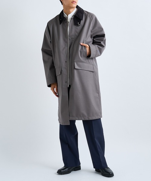 So_lemn（ソレム）の「【so_lemn/ソレム】ウールギャバジンワイドスラックスパンツ（スラックス・メンズ・ブラウン/ネイビー・1/2）」の9枚目の写真