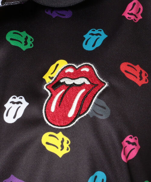 RAWLIFE(ロウライフ)の「BACK SPIN!/バックスピン!/【RollingStones】RS LICKS Pattern POLO SHIRT(ポロシャツ・メンズ・ホワイト/その他/ブラック・MEDIUM/LARGE/X-LARGE/SMALL)」の17枚目の写真