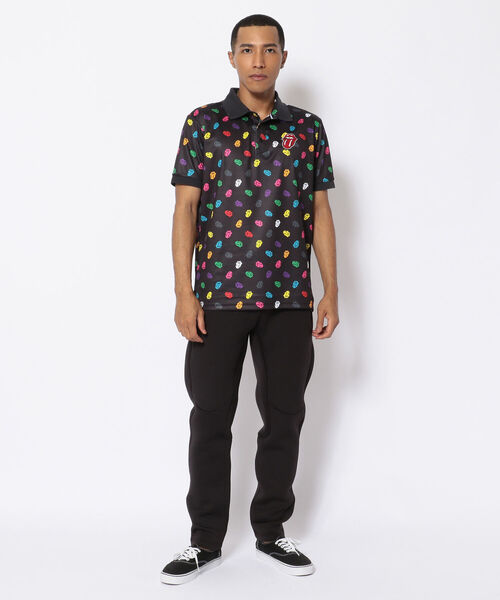 RAWLIFE(ロウライフ)の「BACK SPIN!/バックスピン!/【RollingStones】RS LICKS Pattern POLO SHIRT(ポロシャツ・メンズ・ホワイト/その他/ブラック・MEDIUM/LARGE/X-LARGE/SMALL)」の19枚目の写真