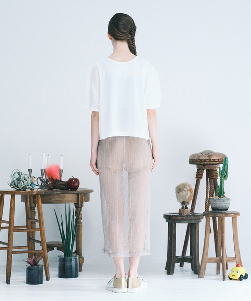 bedsidedrama（ベットサイドドラマ）の「Layerd T One-piece -SPACE CAT-（ワンピース・レディース・ブラック/ホワイト・2/1）」の5枚目の写真