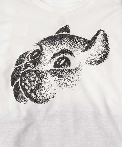 bedsidedrama（ベットサイドドラマ）の「Layerd T One-piece -SPACE CAT-（ワンピース・レディース・ブラック/ホワイト・2/1）」の13枚目の写真