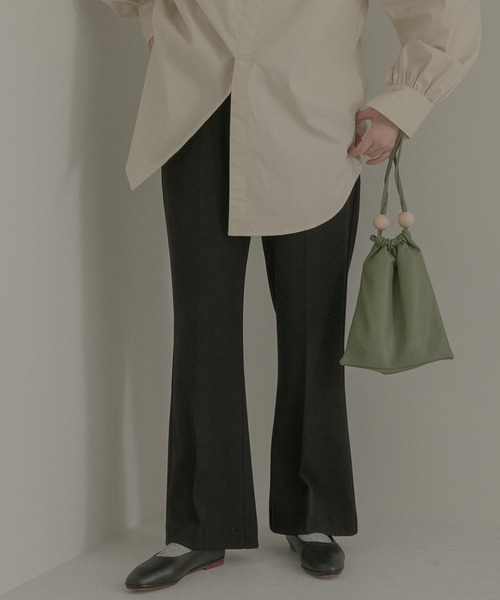 LAATO（ラート）の「WRAP SLACKS（スラックス・レディース・ブラック/ブルー・FREE）」の2枚目の写真