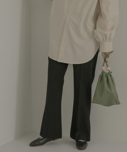 LAATO（ラート）の「WRAP SLACKS（スラックス・レディース・ブラック/ブルー・FREE）」の15枚目の写真