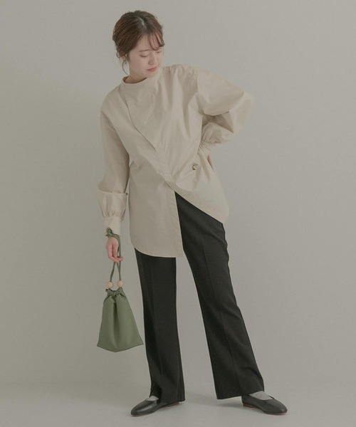 LAATO（ラート）の「WRAP SLACKS（スラックス・レディース・ブラック/ブルー・FREE）」の12枚目の写真