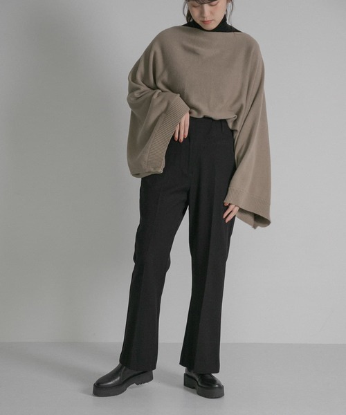 LAATO（ラート）の「WRAP SLACKS（スラックス・レディース・ブラック/ブルー・FREE）」の3枚目の写真